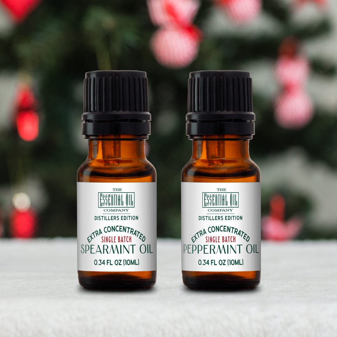 Single Batch Spearmint & Peppermint Essential Oil Combo